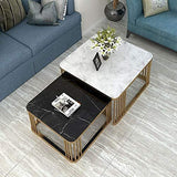 ART Coffee Table Set with Storage Open Shelf for Living Room Modern