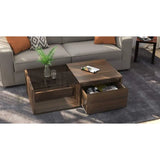 Elegant Brown Coffee Table - Contemporary Design