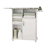 Space Saving Ironing Board with Storage Cabinet