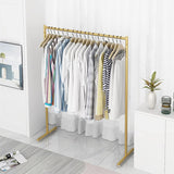 Square Pipe Hanging Stand Sturdy Metal Frame, Freestanding Clothing Rack