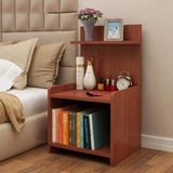 Versa- Contemporary Bedside Table with Open Storage