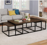 Hensley 3 Piece Coffee Table and Nesting Tables Set