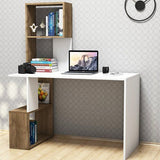 Open Study Desk With Shelves home office desk